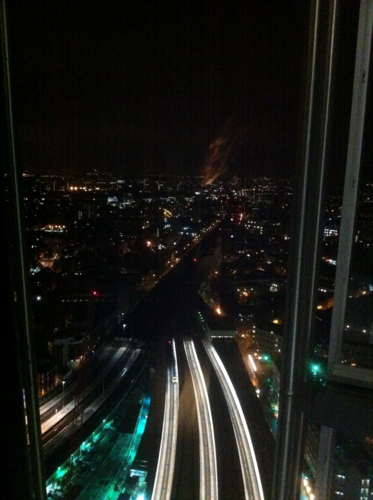 View from The Shard's Toilets London