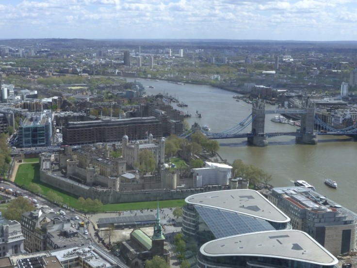 View from Sky Garden: Tower of London free