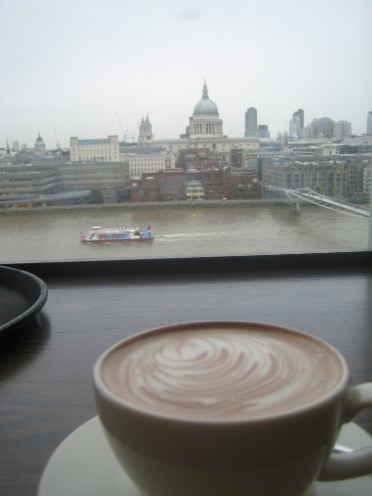 View from Tate Modern cafe London