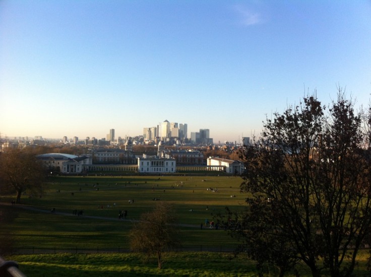 View Greenwich Observatory: The city